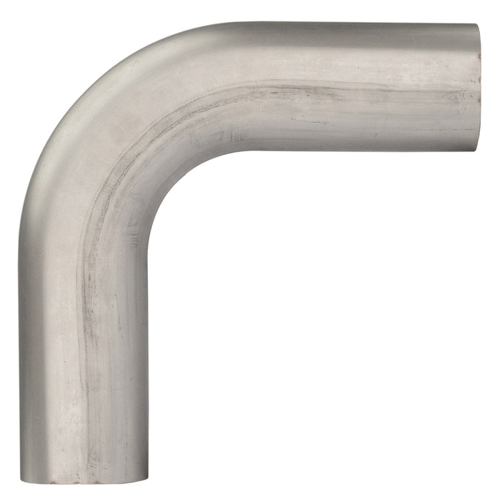 3 Inch Oval 90 Degree Horizontal Exhaust Bend 304 Stainless Steel Low-Profile Ground Clearance Pypes Performance Exhaust - TRUCKED UP - Truck Superstore