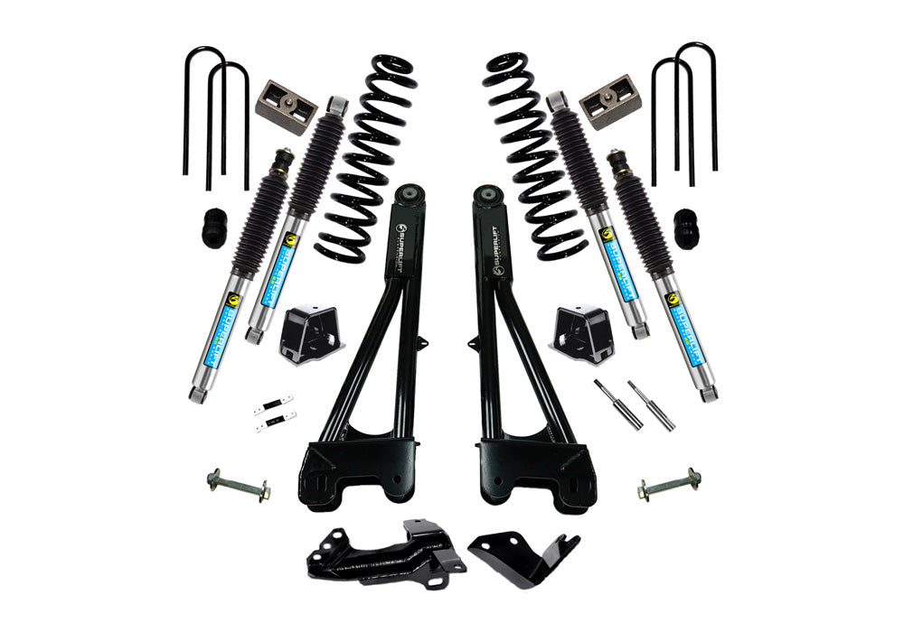 superlift-4-inch-Lift-Kit-2005-2007-Ford-F-250-and-F-350-Super-Duty-4WD-Diesel-Engine-with-Replacement-Radius-Arms-and-Bilstein-Shocks-TRKK975BSLFT