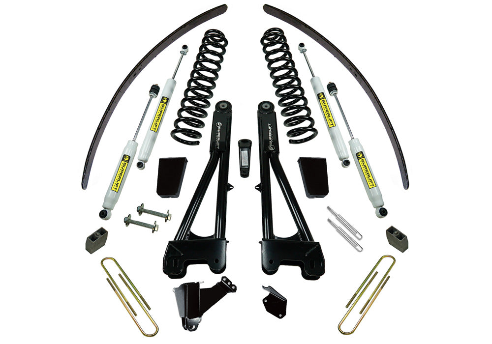 superlift-8-inch-Lift-Kit-2005-2007-Ford-F-250-and-F-350-Super-Duty-4WD-Diesel-Engine-with-Replacement-Radius-Arms-and-Superlift-Shocks-TRKK979SLFT