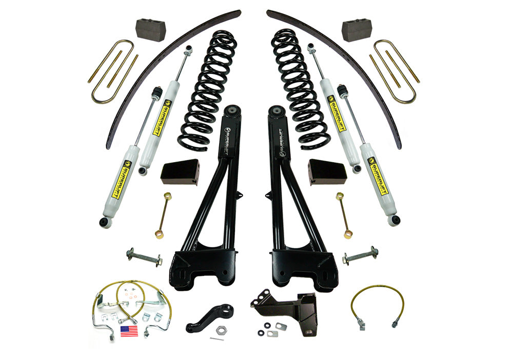 superlift-8-inch-Lift-Kit-2008-2010-Ford-F-250-and-F-350-Super-Duty-4WD-Diesel-Engine-with-Replacement-Radius-Arms-and-Superlift-Shocks-TRKK985SLFT
