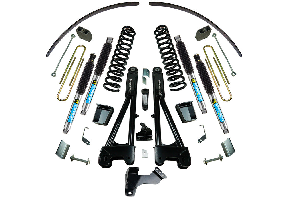 superlift-8-inch-Lift-Kit-2011-2016-Ford-F-250-and-F-350-Super-Duty-4WD-Diesel-Engine-with-Replacement-Radius-Arms-and-Bilstein-Shocks-TRKK991BSLFT