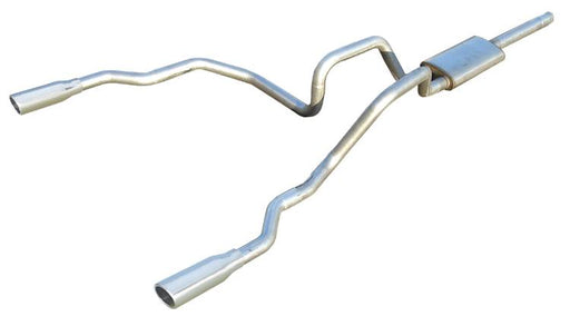 Violator Series Cat Back Exhaust System 04-08 Ford F150 Split Rear Dual Exit 3 in Intermediate And 2.5 in Tail Pipe Violator Muffler/Hardware/3.5 in Polished Tips Incl Pypes Exhaust - TRUCKED UP - Truck Superstore