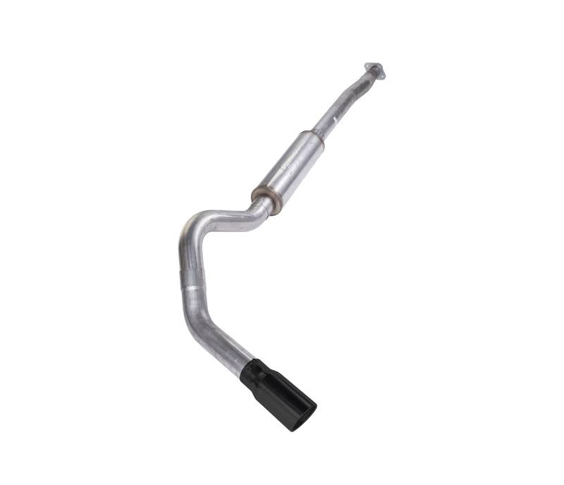 Cat Back Exhaust System 11-20 Ford F150 Single Side Exit 4 in Intermediate And Tail Pipe Violator Muffler/Hardware/5 in Black Tip Incl Natural Finish 409 Stainless Steel Pypes Exhaust - TRUCKED UP - Truck Superstore