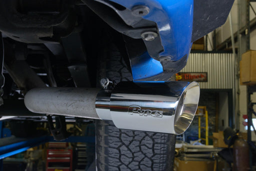 19-25 Silverado / Sierra 1500 4.8L/5.3L Single Exit Tunes & Tip Muffler Replacement Exhaust Kit Violator Muffler SGT32V PYPES - TRUCKED UP - Truck Superstore