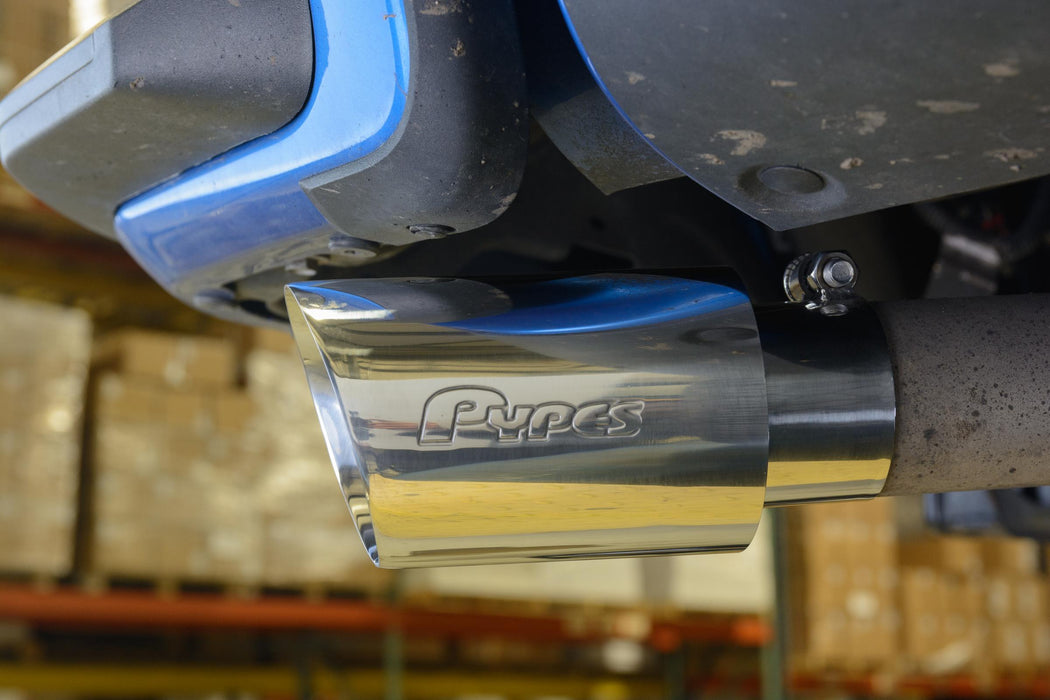 19-25 Silverado / Sierra 1500 4.8L/5.3L Single Exit Tunes & Tip Muffler Replacement Exhaust Kit Violator Muffler SGT32V PYPES - TRUCKED UP - Truck Superstore