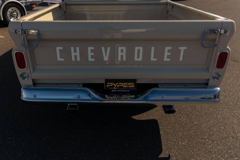 Crossmember Back W/ H-Pipe Exhaust System 63-66 GM Truck Split Rear Dual Exit 2.5 Inch Intermediate And Tailpipe Hardware Incl Turbo Pro Muffler Incl And Tip Not Incl Stainless Steel Pypes Exhaust - TRUCKED UP - Truck Superstore