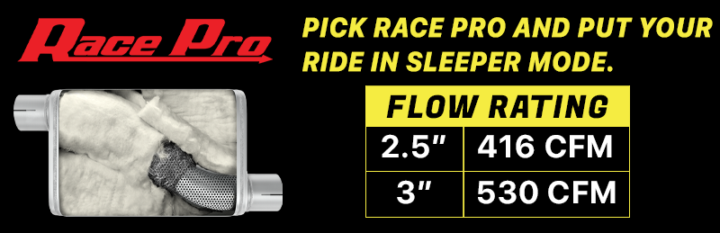 1975-1987 GM C-15 Truck 2.5 Inch Crossmember Back With X-Pipe Exhaust System Includes Catalytic Converters 409 Stainless Race Pro Mufflers Pypes Performance Exhaust - TRUCKED UP - Truck Superstore