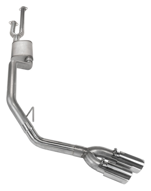 Cat-Back Exhaust System 14-21 Split Side Dual Exit 2.5 in Intermediate And 3 in Tail Pipe Race Pro Mufflers/Hardware Incl Tip Incl Pypes Exhaust - TRUCKED UP - Truck Superstore