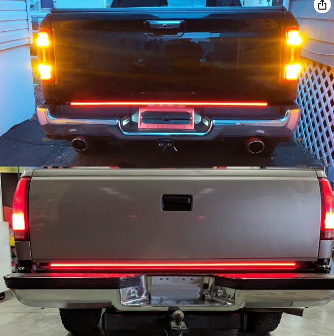 Truck Under Tailgate Lightbar 864 LED's 3-Row LED Light Strip. 48" and 60" Models.