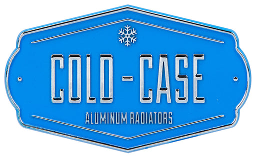 Cold Case Logo Emblem Blue Cold Case Radiators - TRUCKED UP - Truck Superstore
