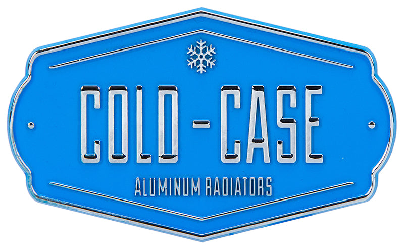 Cold Case Logo Emblem Blue Cold Case Radiators - TRUCKED UP - Truck Superstore