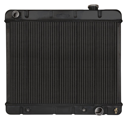 63-66 Chevy/GMC Pickup Truck Automatic Aluminum Radiator Black Night Rider Series Cold Case Radiators - TRUCKED UP - Truck Superstore