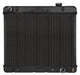 63-66 Chevy/GMC Pickup Truck Automatic Aluminum Radiator Black Night Rider Series Cold Case Radiators - TRUCKED UP - Truck Superstore