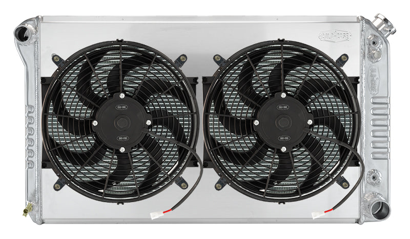 77-87 GM Truck 21 Inch 1.25/1.5 Outlets AT Dual 14 Inch Cold Case Radiators - TRUCKED UP - Truck Superstore