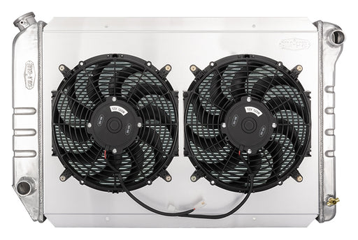 97-03 Ford Truck F150 Coyote Swap Aluminum Performance Radiator With Dual 12 Inch Fan Kit Cold Case Radiators - TRUCKED UP - Truck Superstore