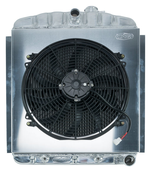 47-54 Chevy Truck Aluminum Radiator And 16 Fan Kit Cold Case Radiators - TRUCKED UP - Truck Superstore