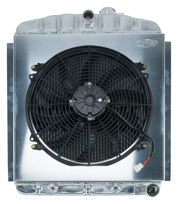47-54 Chevy Truck Aluminum Radiator And 16 Fan Kit Cold Case Radiators - TRUCKED UP - Truck Superstore