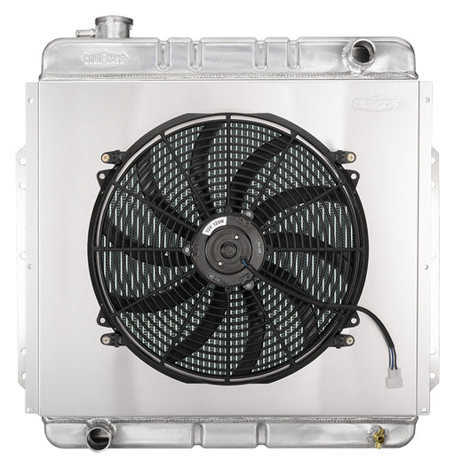 53-56 Ford F Series Coyote Swap Aluminum Performance Radiator And 16 inch Fan Kit Cold Case Radiators - TRUCKED UP - Truck Superstore