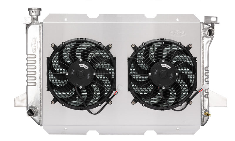 85-96 Ford Truck Aluminum Radiator Module Cold Case Radiators - TRUCKED UP - Truck Superstore