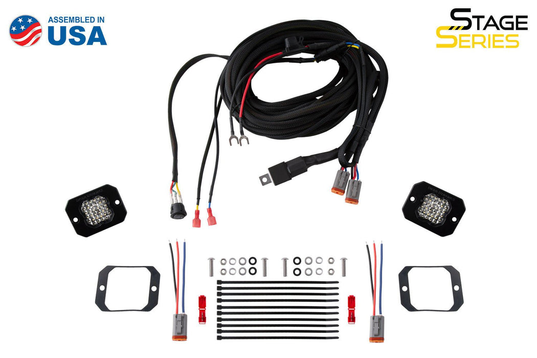 Stage Series Flush Mount Reverse Light Kit, C2 Sport Diode Dynamics - TRUCKED UP - Truck Superstore
