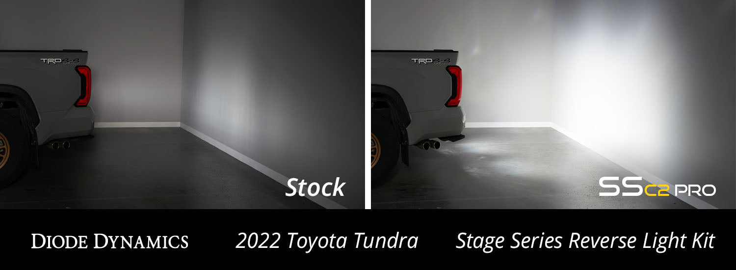 Stage Series Reverse Light Kit for 2022 Toyota Tundra C1 Pro Diode Dymanics - TRUCKED UP - Truck Superstore
