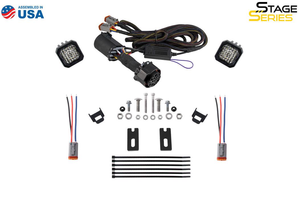 Stage Series Reverse Light Kit for 2024-Present Toyota Tacoma, C1R Diode Dynamics - TRUCKED UP - Truck Superstore