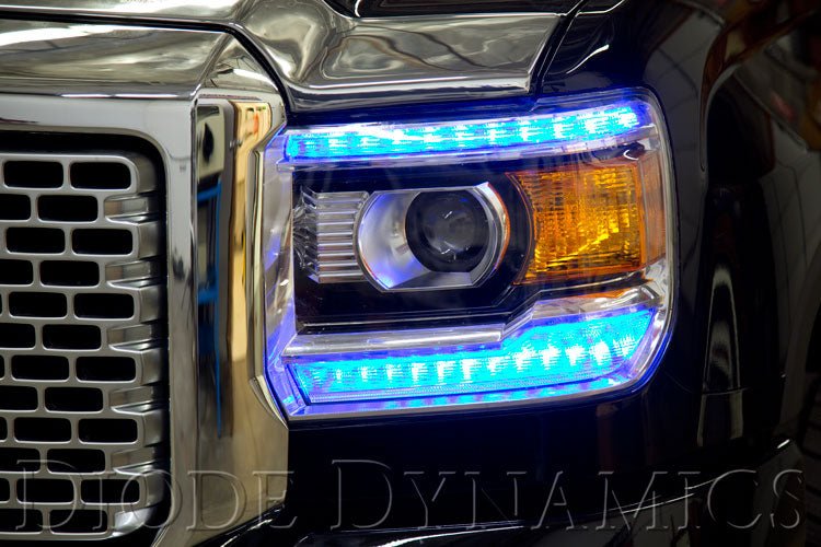 2014-2016 GMC Sierra RGBW DRL LED Boards Diode Dynamics - TRUCKED UP - Truck Superstore