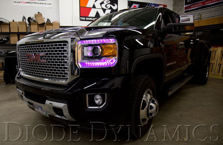 2014-2016 GMC Sierra RGBW DRL LED Boards Diode Dynamics - TRUCKED UP - Truck Superstore
