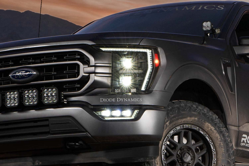 Elite Fog Lamps for 2021-2023 Ford F-150, Yellow Diode Dynamics - TRUCKED UP - Truck Superstore