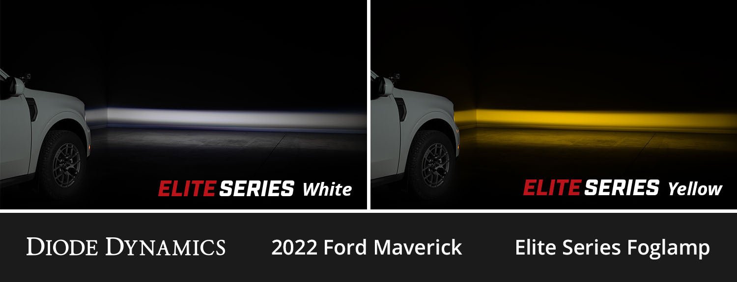 Elite Series Add-On LED Fog Light Kit for 2022+ Ford Maverick, Cool White - TRUCKED UP - Truck Superstore
