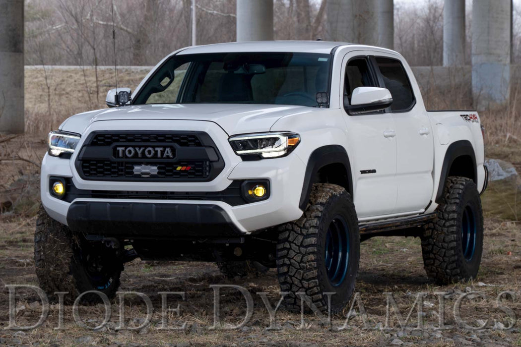 Elite Series Fog Lamps for 2013-2021 Toyota Tacoma Pair Cool White 6000K Diode Dynamics - TRUCKED UP - Truck Superstore