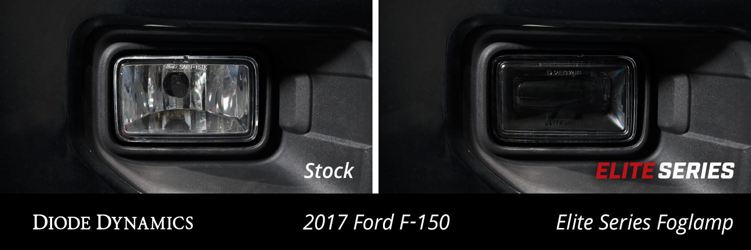 Elite Series Fog Lamps for 2015-2020 Ford F-150 Pair, Cool White (6000K) Diode Dynamics - TRUCKED UP - Truck Superstore