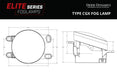 Elite Series Type CGX Fog Lamps, Yellow Pair Diode Dynamics - TRUCKED UP - Truck Superstore