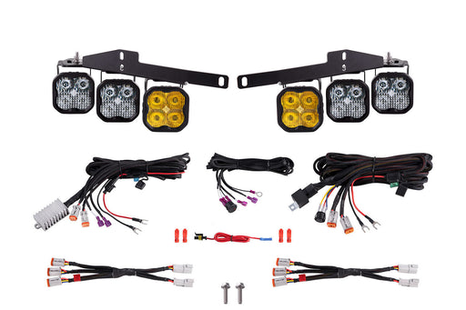 SS3 LED Fog Light Kit for 2017-2020 Ford Raptor Yellow Pro Diode Dynamics - TRUCKED UP - Truck Superstore
