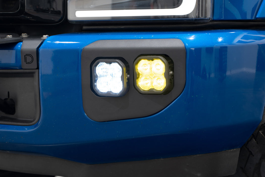SS3 LED Fog Pocket Kit for 2020-2022 Ford Super Duty, Yellow Sport Diode Dynamics - TRUCKED UP - Truck Superstore