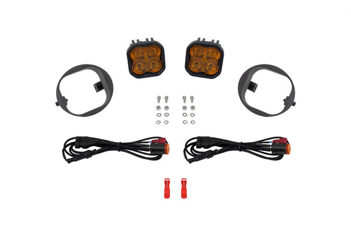 SS3 Max Honda Element LED Fog Light Kit, Yellow SAE Fog Diode Dynamics - TRUCKED UP - Truck Superstore