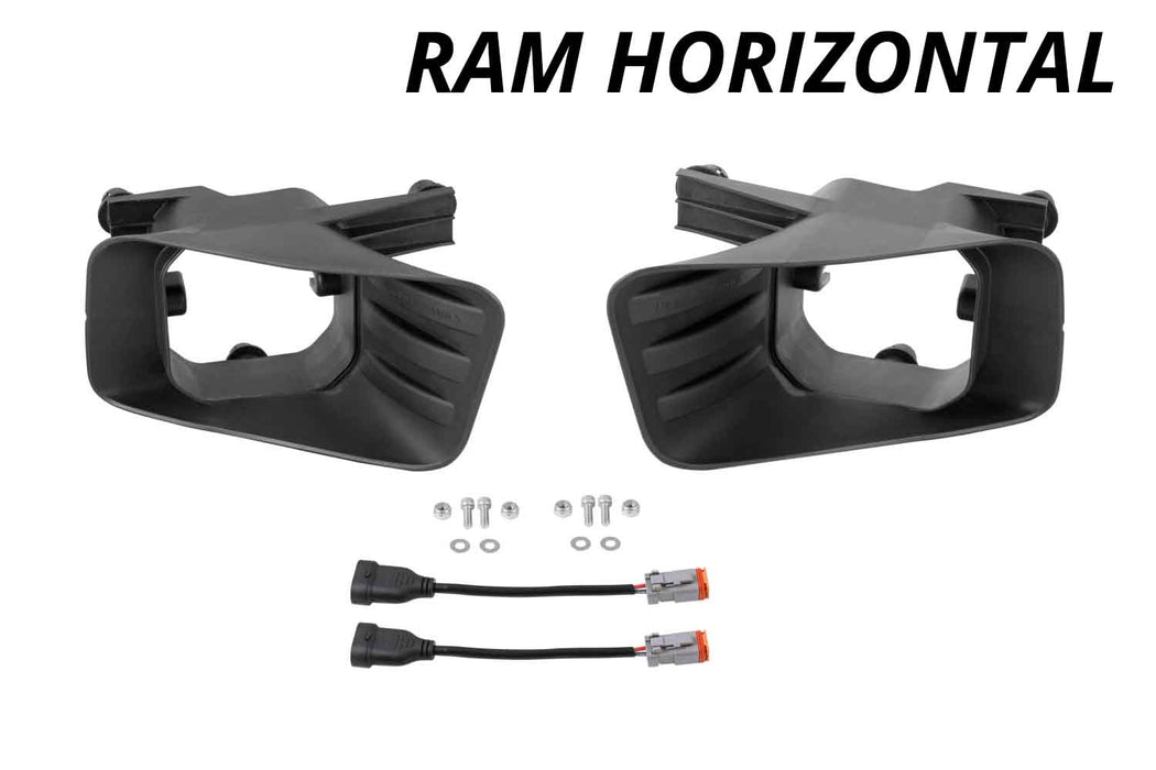 SS3 Ram Horizontal Fog Light Mounting Bracket Kit Diode Dynamics - TRUCKED UP - Truck Superstore