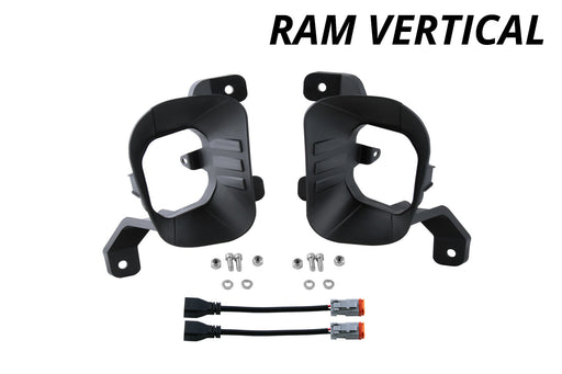 SS3 Ram Vertical Fog Light Mounting Bracket Kit Diode Dynamics - TRUCKED UP - Truck Superstore