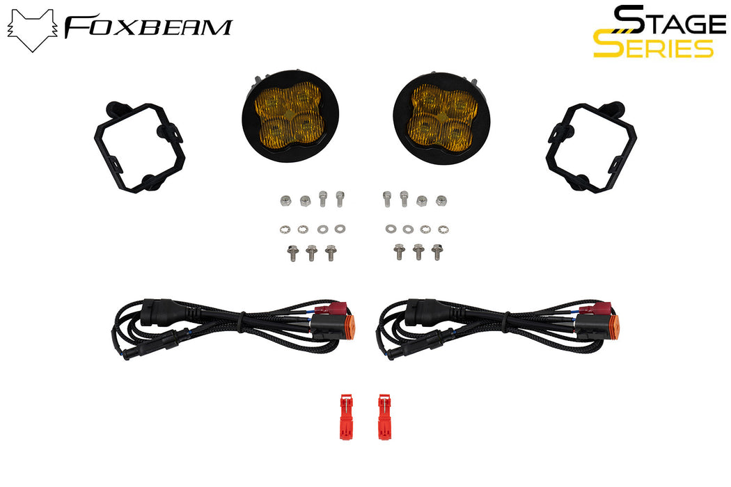 SS3 SAE/DOT Type NO Fog Light Kit Cool White (6000K) Pro (36 watts) White SAE Fog Diode Dynamics - TRUCKED UP - Truck Superstore