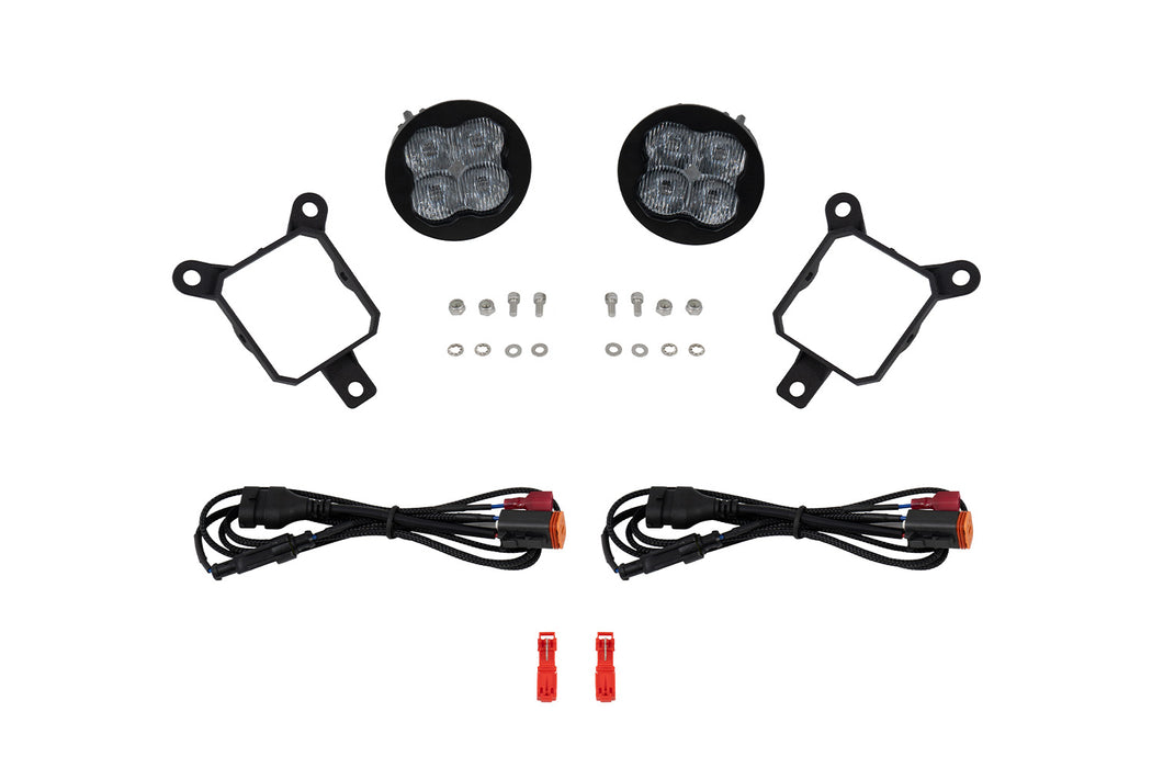 SS3 SAE/DOT Type Y Fog Light Kit Cool White (6000K) Max (38.5 watts) White SAE Fog Diode Dynamics - TRUCKED UP - Truck Superstore