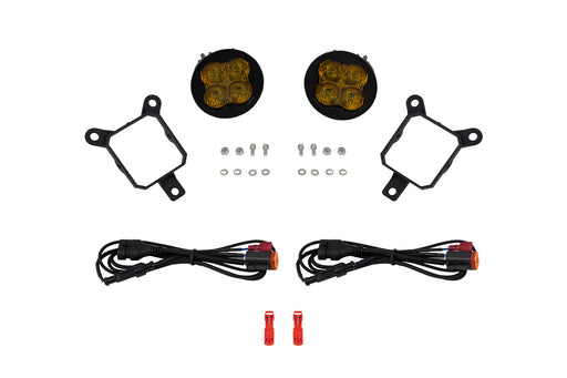 SS3 SAE/DOT Type Y Fog Light Kit Yellow (3000K) Pro (36 watts) Yellow SAE Fog Diode Dynamics - TRUCKED UP - Truck Superstore