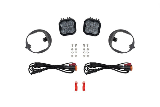 SS3 Sport Honda Element LED Fog Light Kit, White SAE Fog Diode Dynamics - TRUCKED UP - Truck Superstore