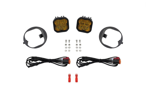 SS3 Sport Honda Element LED Fog Light Kit, Yellow SAE Fog Diode Dynamics - TRUCKED UP - Truck Superstore