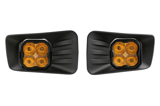 SS3 Type CH LED Fog Light Kit Max ABL Yellow SAE Fog Diode Dynamics - TRUCKED UP - Truck Superstore
