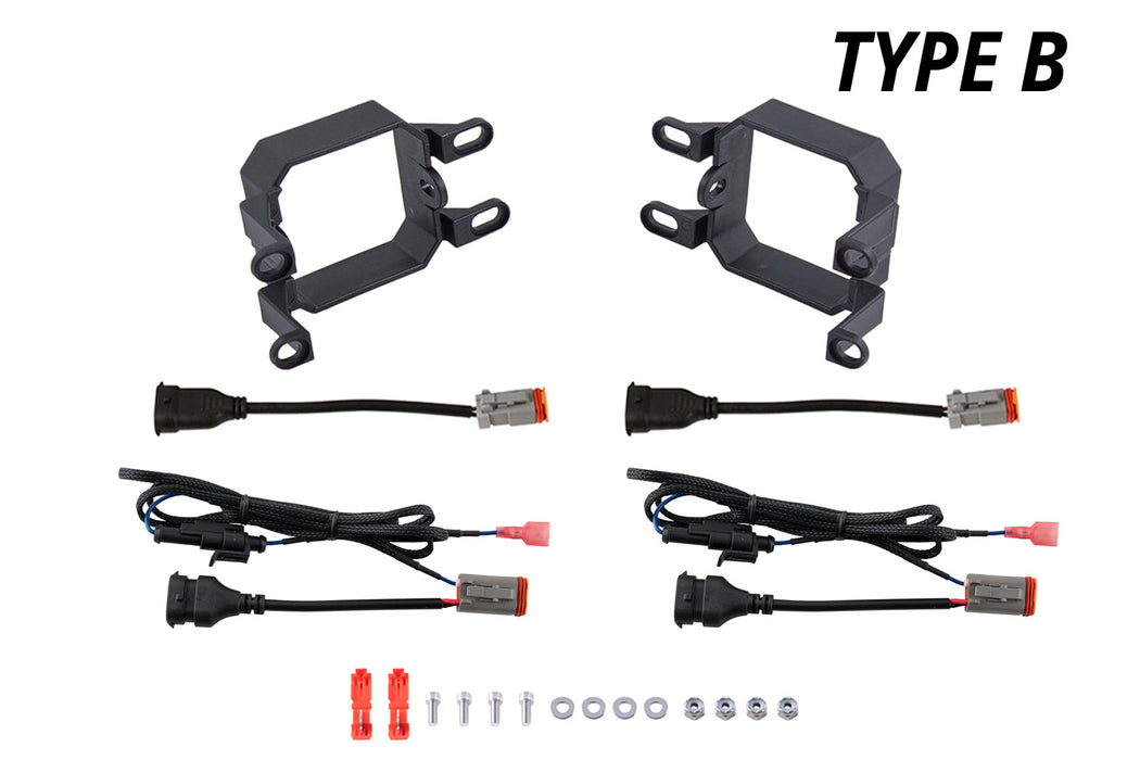 SS3 Type M Fog Light Mounting Kit Diode Dynamics - TRUCKED UP - Truck Superstore