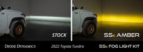 SS6 LED Fog Light Kit for 2022 Toyota Tundra Amber Wide Diode Dymanics - TRUCKED UP - Truck Superstore