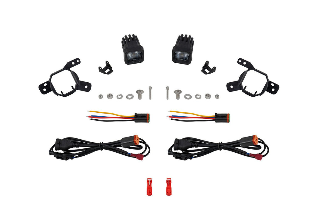 SSC1 SAE/DOT Type G3M Fog Light Kit Cool White (6000K) 3569 White SAE Fog Diode Dynamics - TRUCKED UP - Truck Superstore