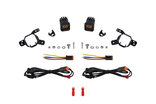 SSC1 SAE/DOT Type G3M Fog Light Kit Yellow (3000K) Yellow SAE Fog Diode Dynamics - TRUCKED UP - Truck Superstore
