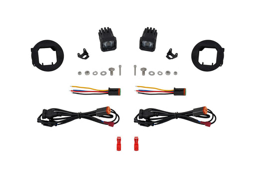 SSC1 SAE/DOT Type GBS Fog Light Kit Cool White (6000K) 3569 White SAE Fog Diode Dynamics - TRUCKED UP - Truck Superstore