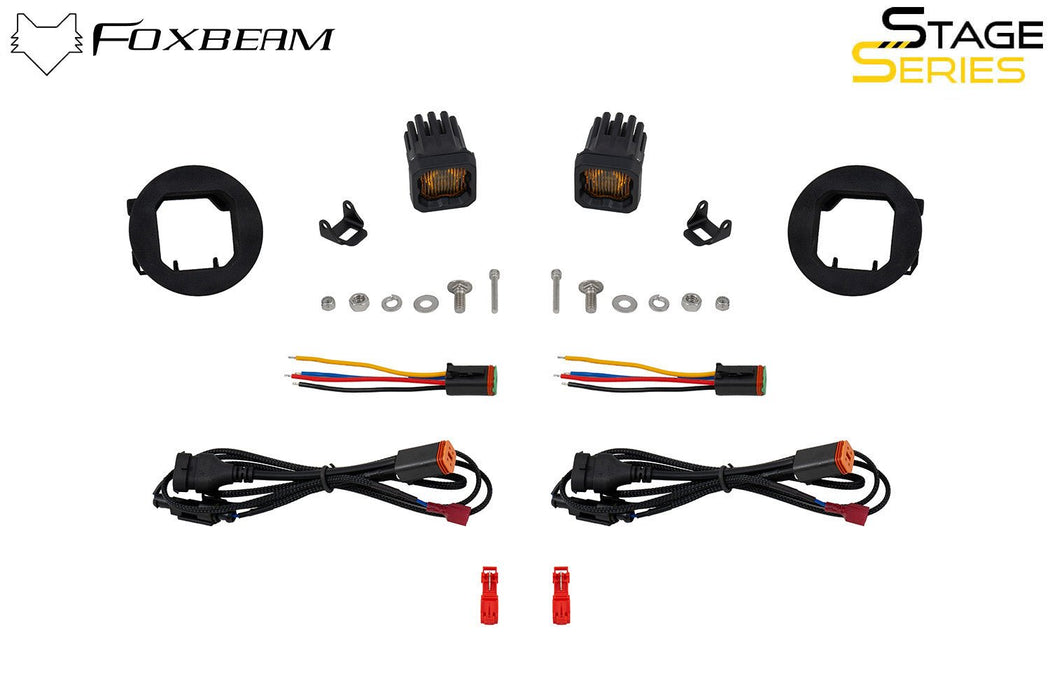 SSC1 SAE/DOT Type GBS Fog Light Kit Yellow (3000K) Yellow SAE Fog Diode Dynamics - TRUCKED UP - Truck Superstore